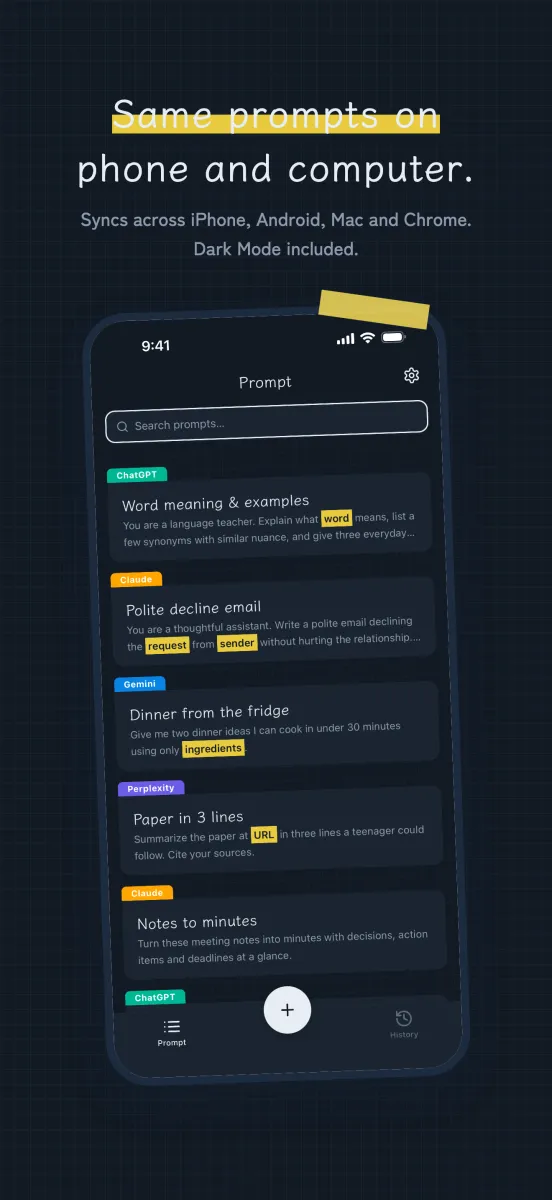 Dark mode
